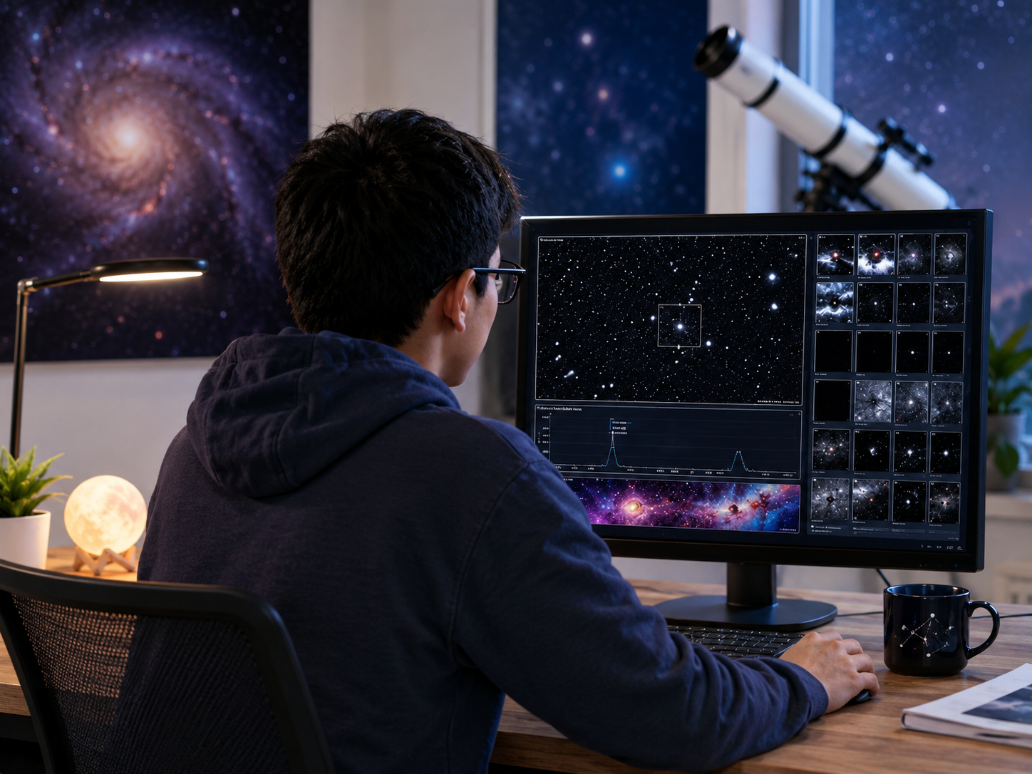 Astronomy and NASA telescope imagery